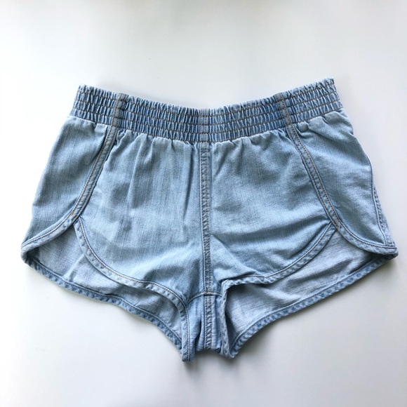 Abercrombie & Fitch Pants - Denim Jogger Shorts